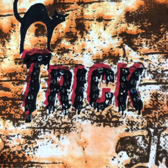 Halloween t-shirt with sequins size 4X - Picture 3 of 7